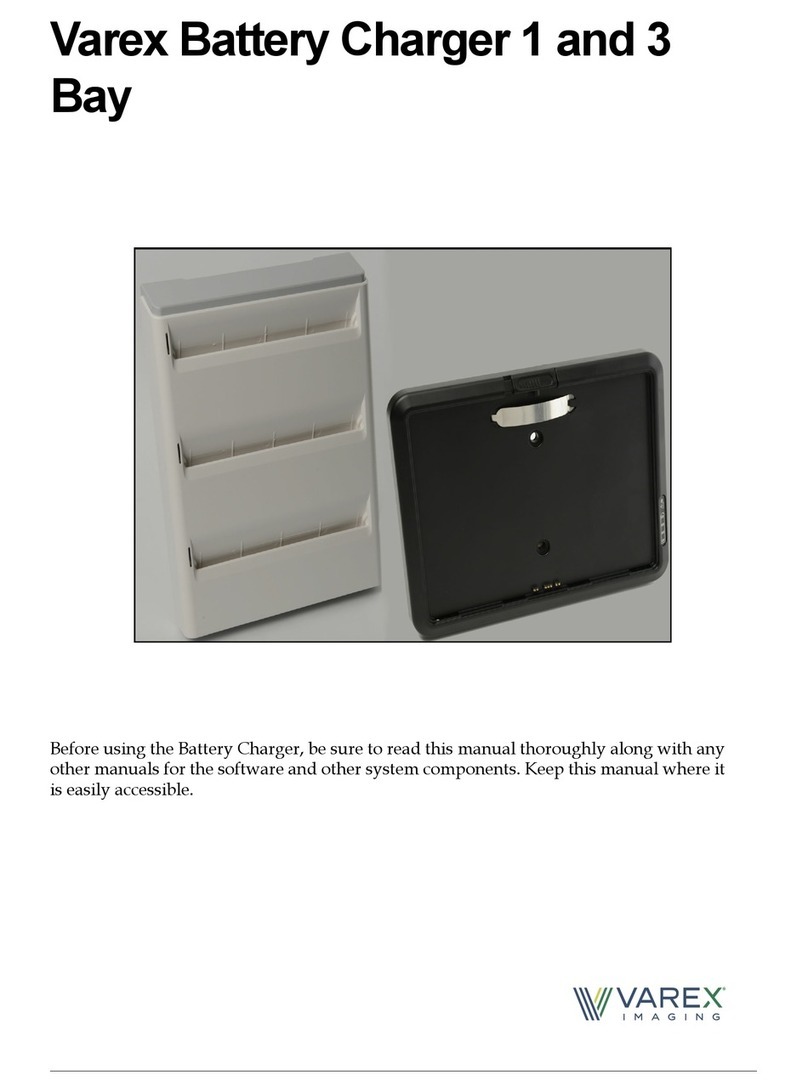 Varex Imaging 1 Bay Battery Charger manual