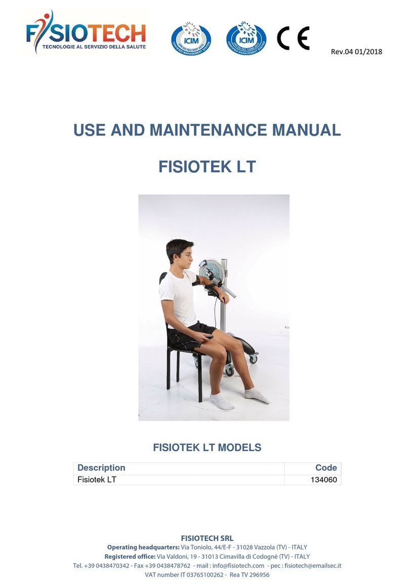 FISIOTECH FISIOTEK LT User manual