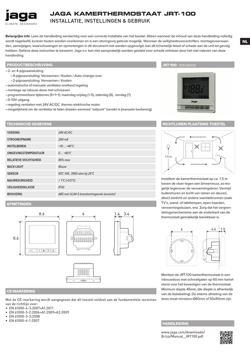 Jaga JRT-100 User instructions