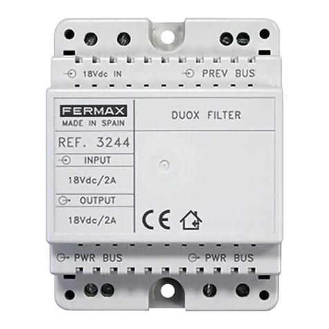 Fermax 3244 quick start guide Fermax 3244 quick start guide