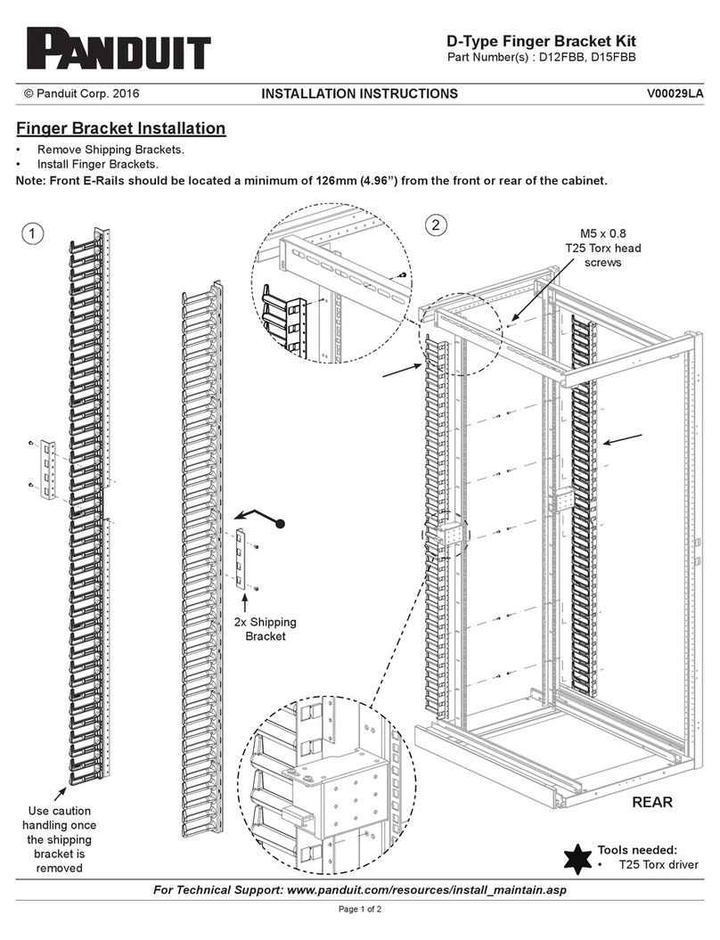 Panduit D Series installation instructions
