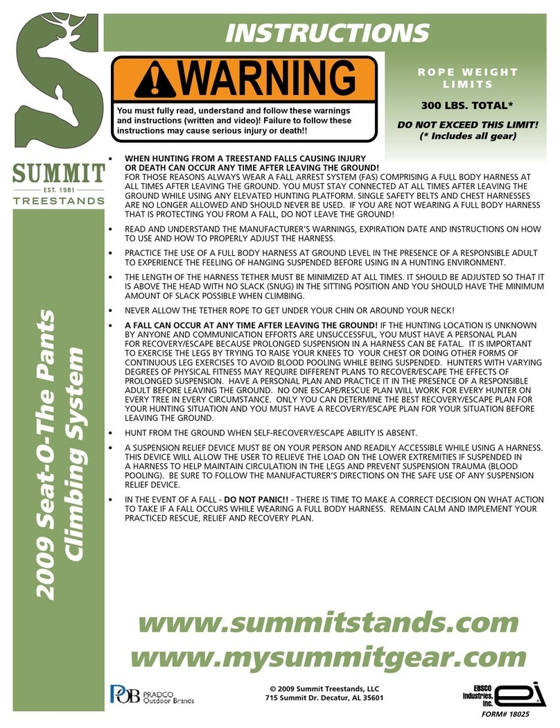 Summit Treestands Seat-O-The Pants instructions Summit Treestands Seat-O-The Pants instructions