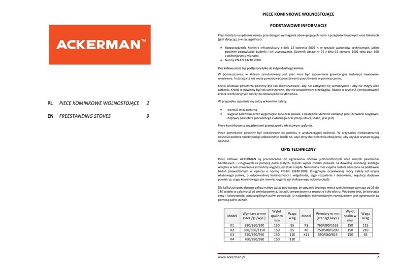 Ackerman K1 instruction manual