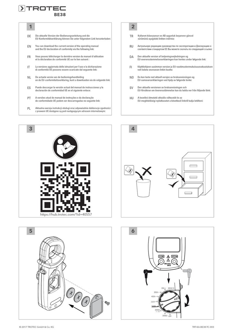 Trotec BE 38 User manual
