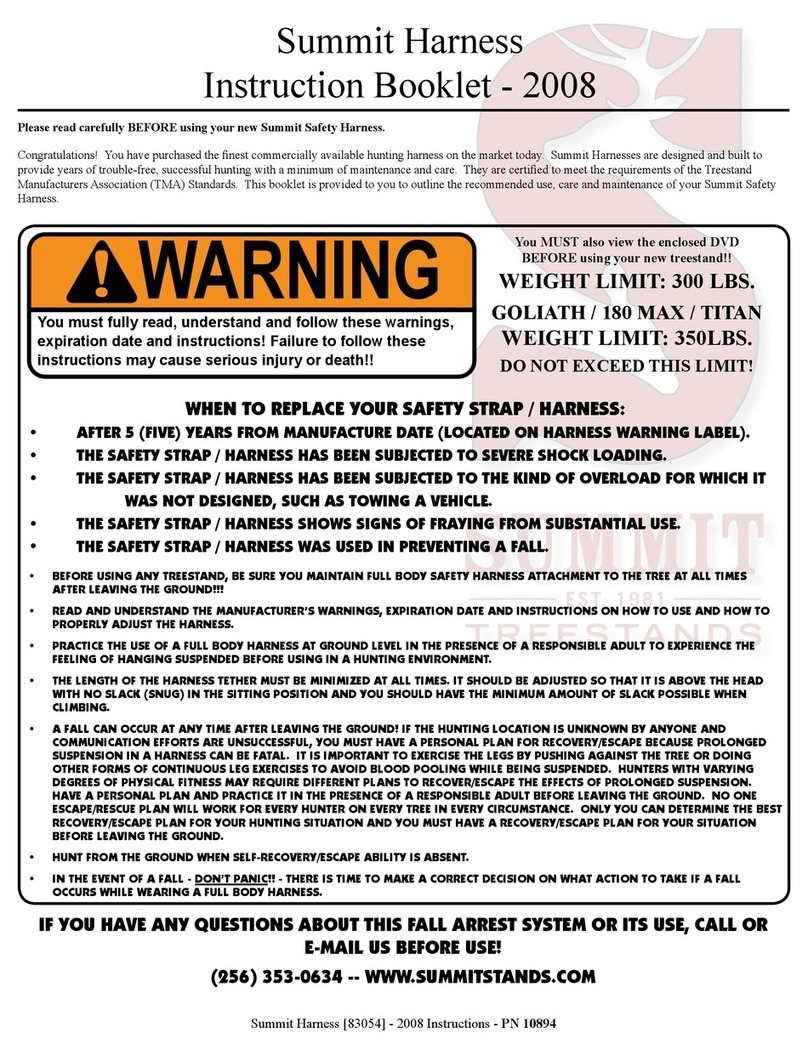 Summit Treestands Summit Instruction booklet