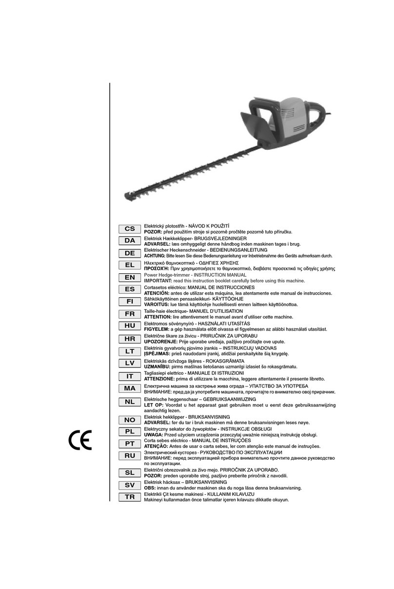 GGP ITALY SPA EHT 606 R instruction manual