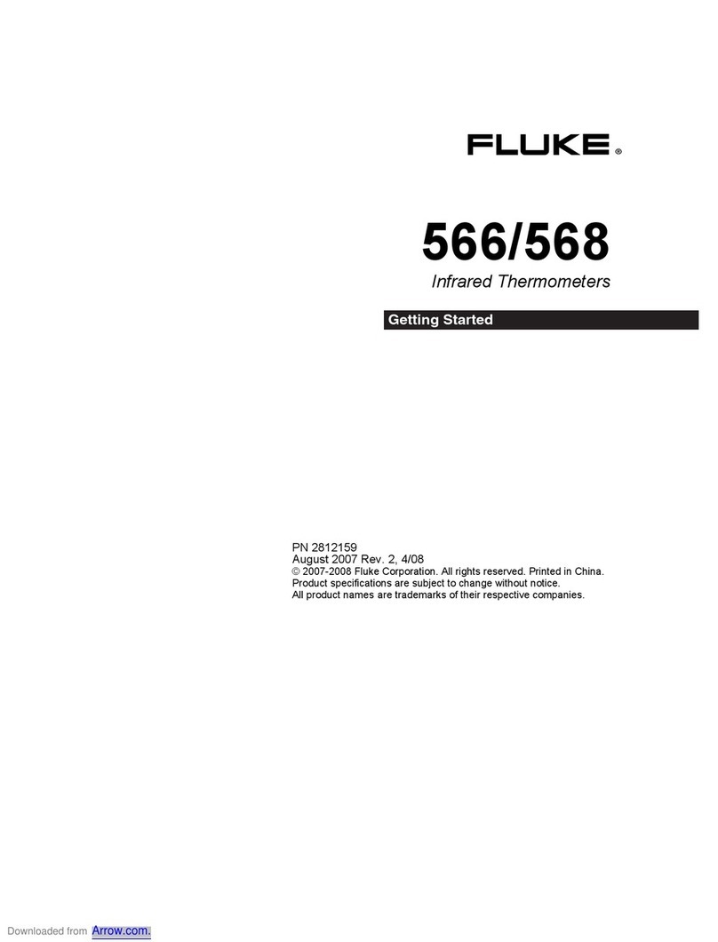 Fluke 566 User manual