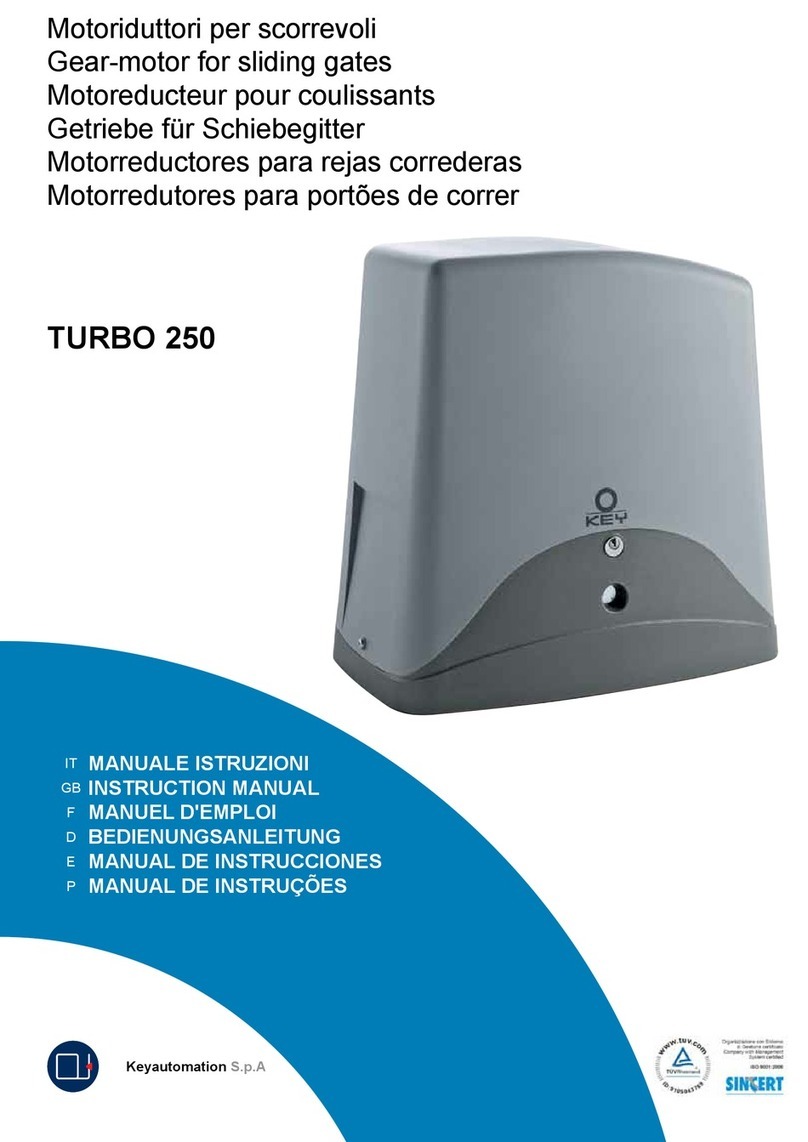 Keyautomation TURBO 250 Series instruction manual