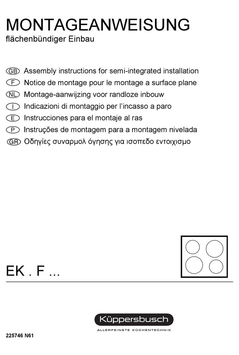 Kuppersbusch EK F Series User manual