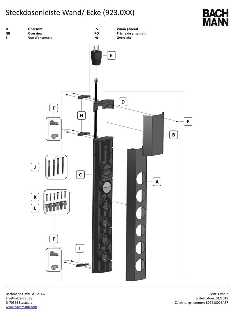 Bachmann 923.0 Series quick start guide