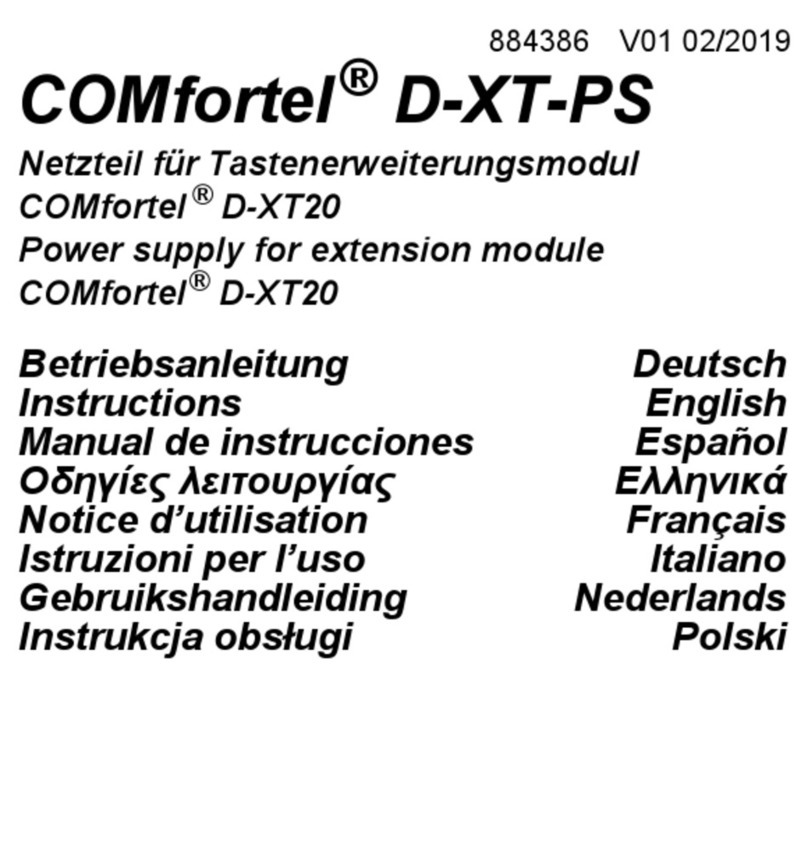 comfortel D-XT-PS instructions