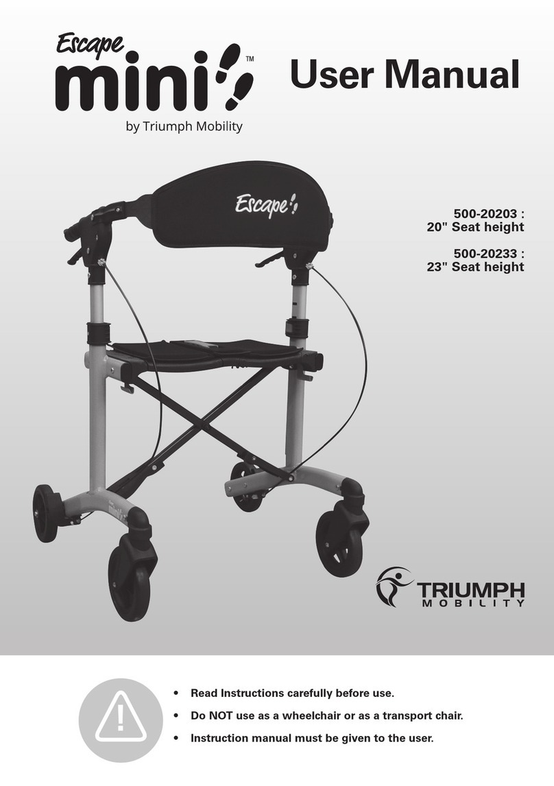 Triumph Mobility Escape Mini User manual