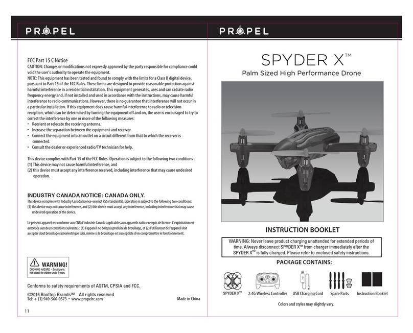 Propel Trampolines SPYDER X User manual