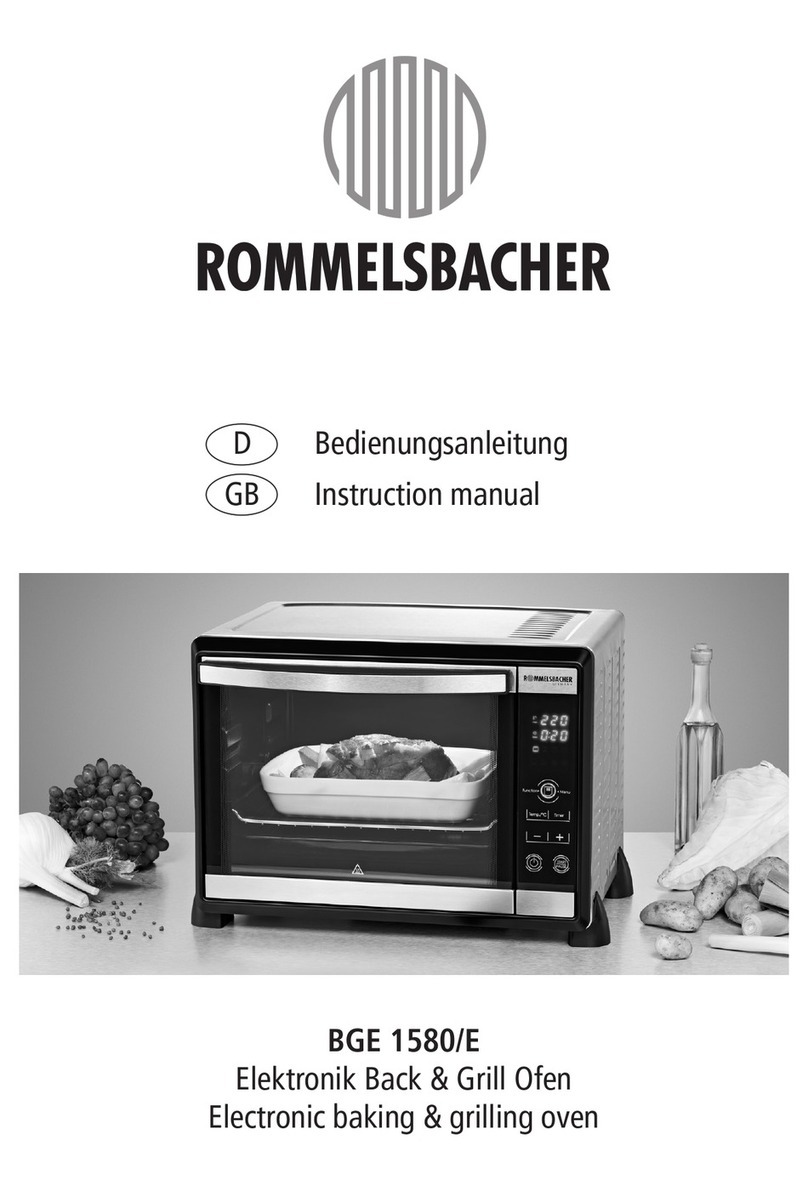 Rommelsbacher BGE 1580/E instruction manual