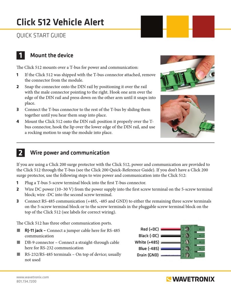 Wavetronix Click 512 quick start guide