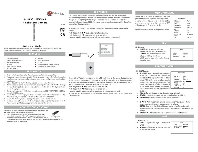 InMotion inHS2 1L30 Series User manual