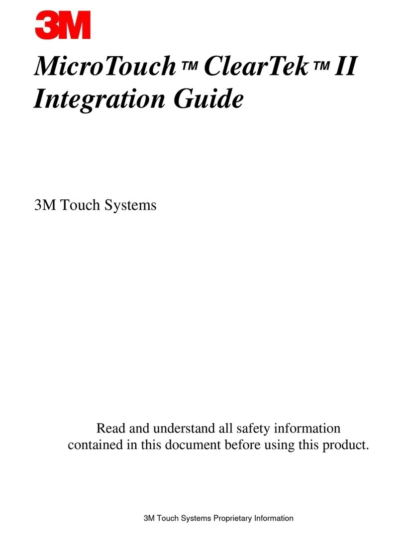 3M MicroTouch ClearTek II Quick setup guide