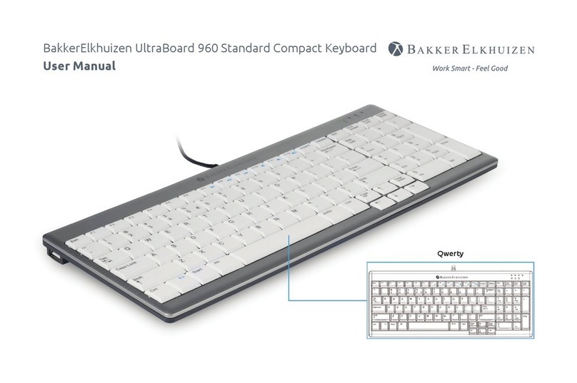 Bakker Elkhuizen UltraBoard 960 User manual