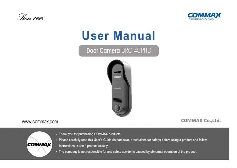 Commax DRC-4CPHD user manual