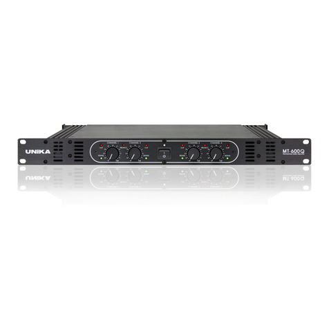 Unika MT-600Q User instructions
