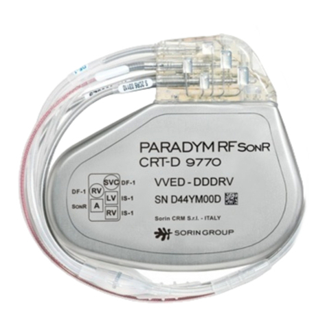 sorin PARADYM RF SonR CRT-D 9770 User manual