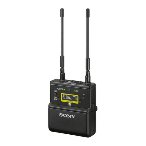Sony UWP-D21 User manual
