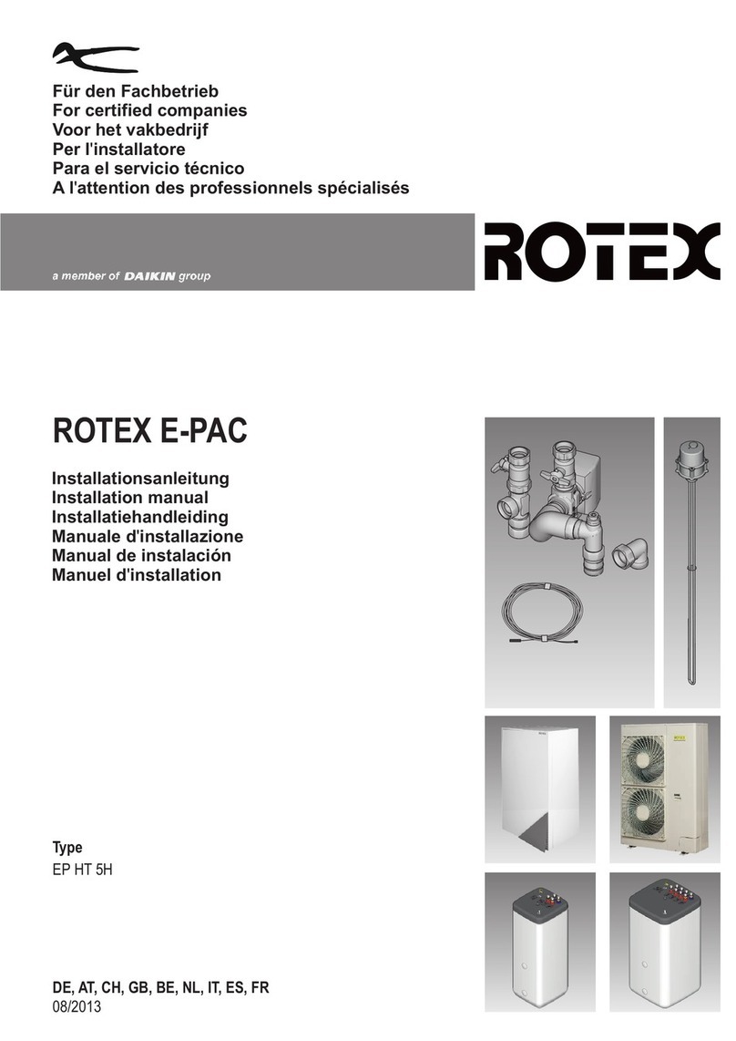 Daikin Rotex E-pac EP HT 5H installation manual