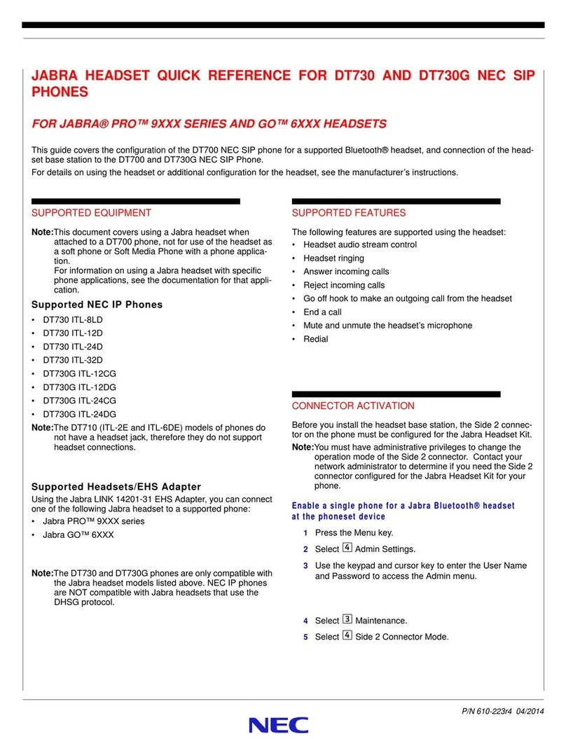 Jabra DT730 quick reference