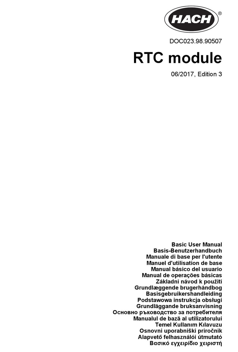 Hach RTC101 Basic user manual