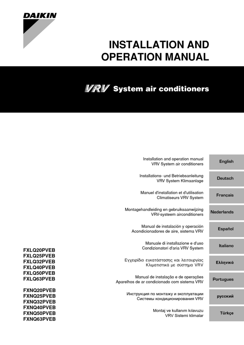 Daikin FXLQ20PVEB User manual