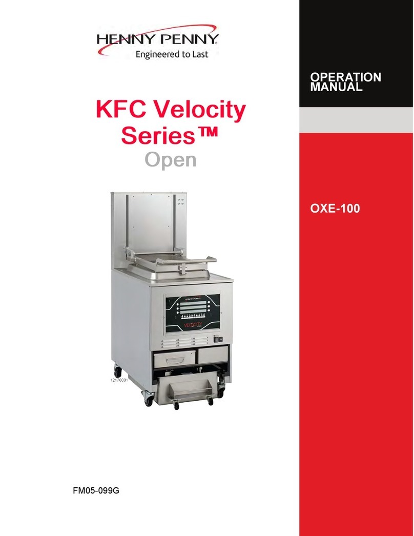 Henny Penny KFC Velocity Series Operation manual