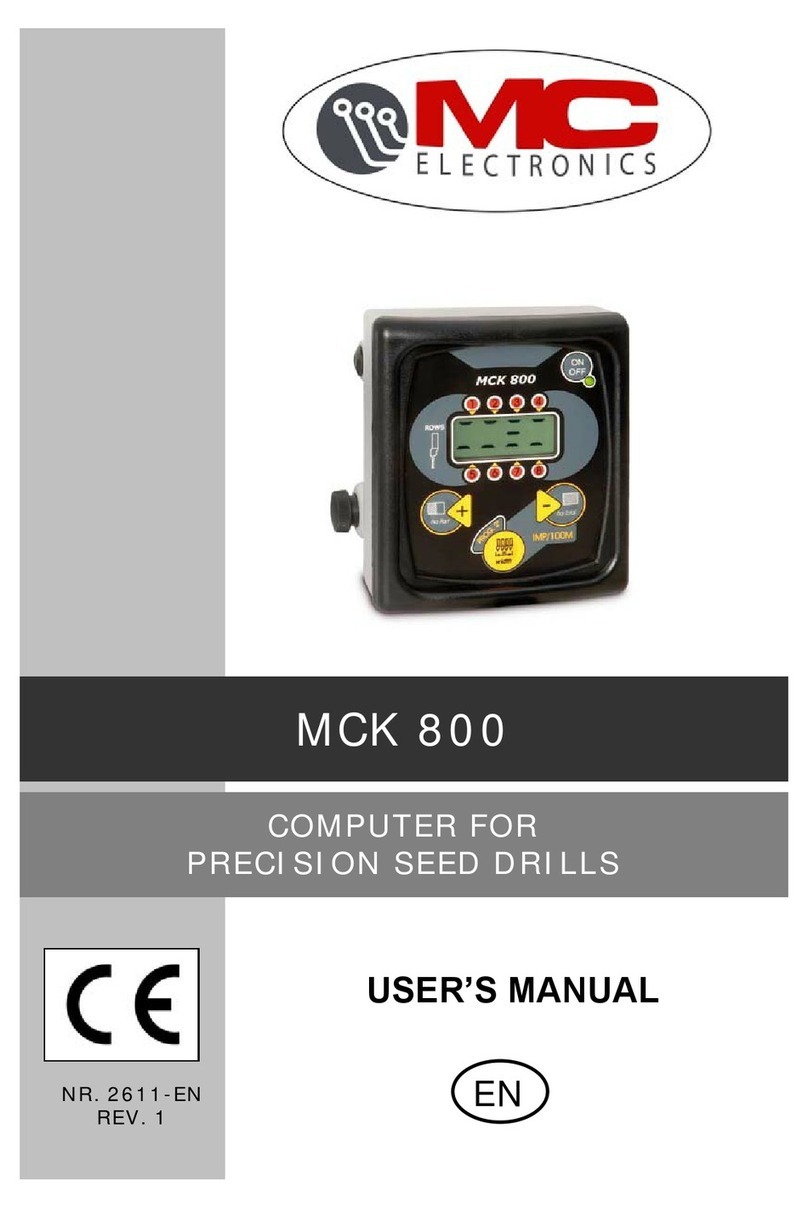 MC Electronics MCK 800 user manual