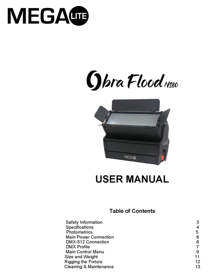 MegaLite Obra Flood N180 user manual