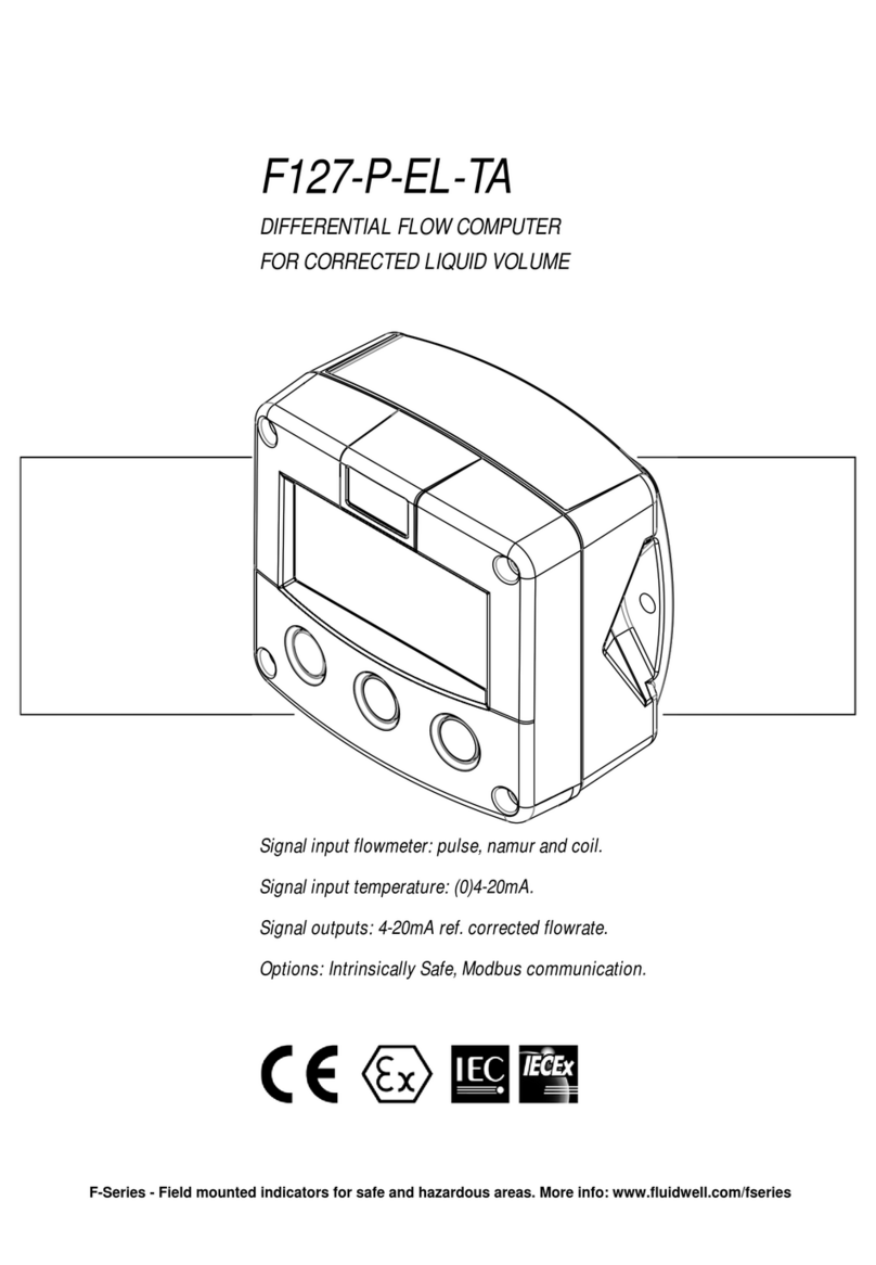 Fluidwell F127-P-EL-TA User manual
