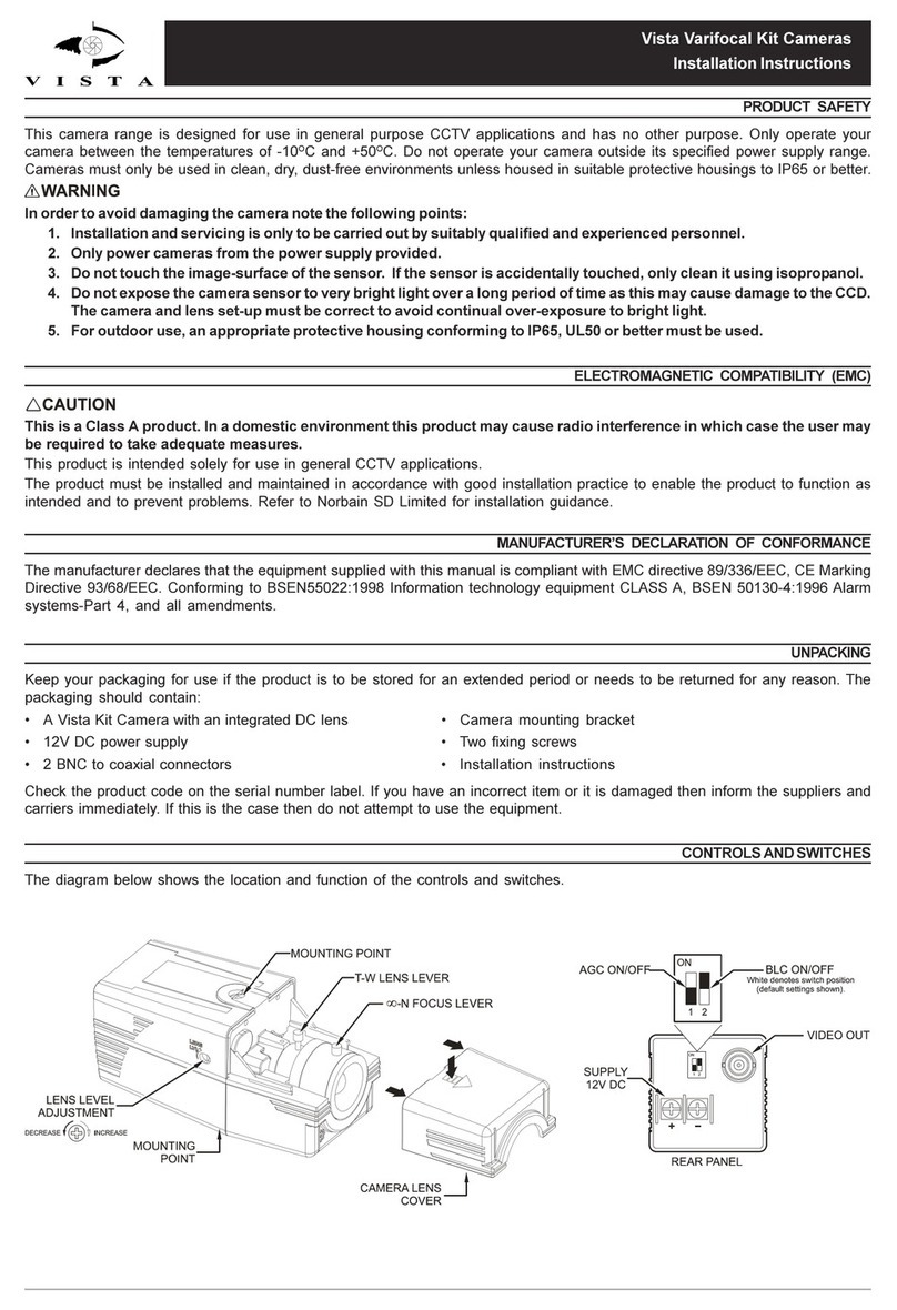 Vista NCD635CKe User manual