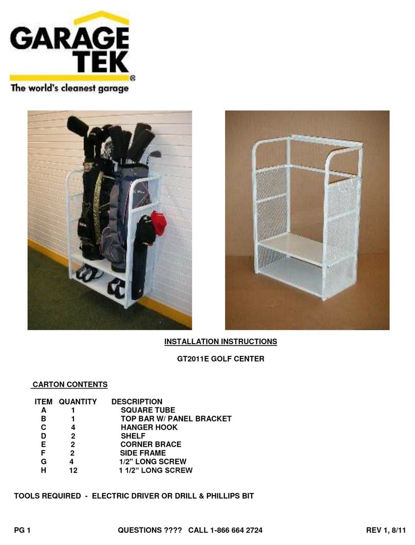 Garage Tek GT2011E installation instructions