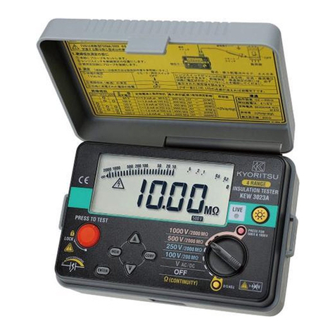 KYORITSU KEW 3021A User manual