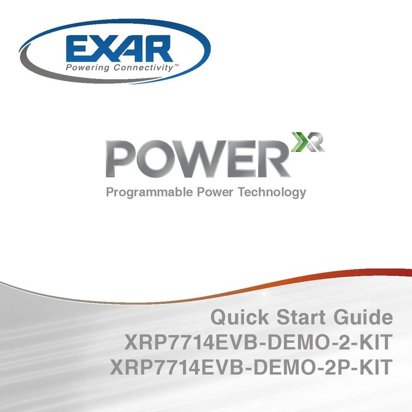 Exar Power XR Series quick start guide