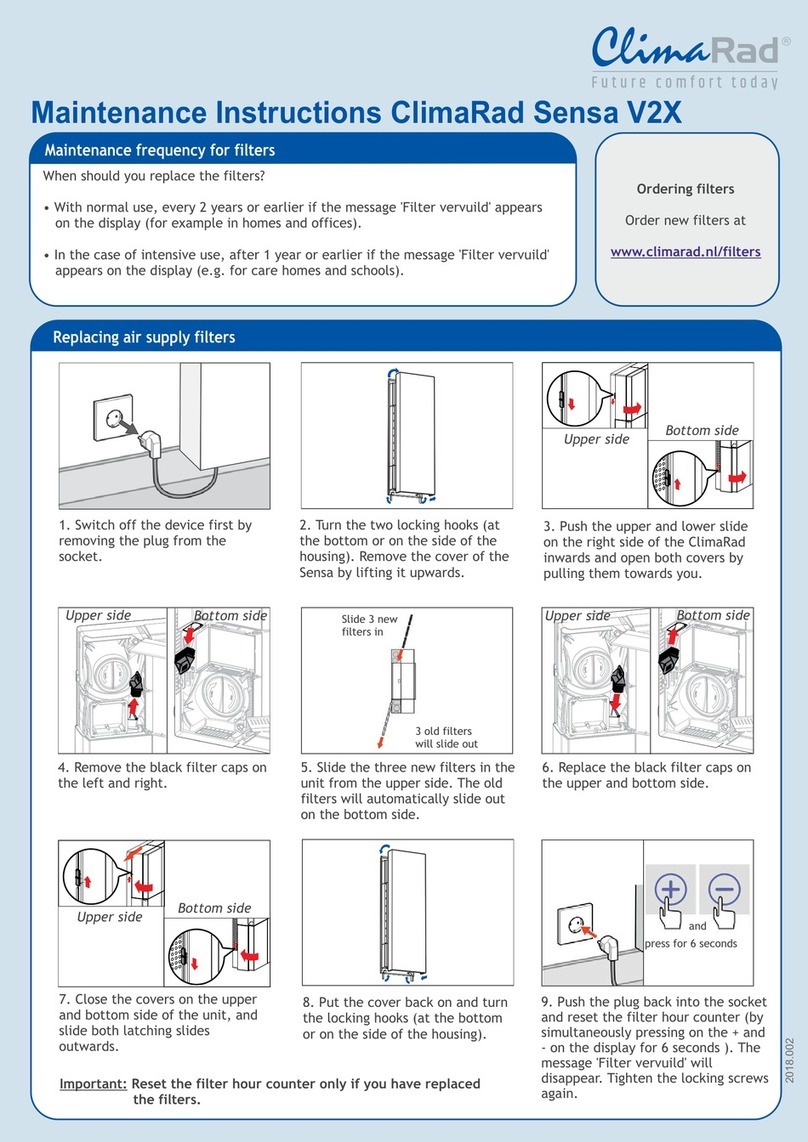 ClimaRad Sensa V2X Technical specifications ClimaRad Sensa V2X Technical specifications