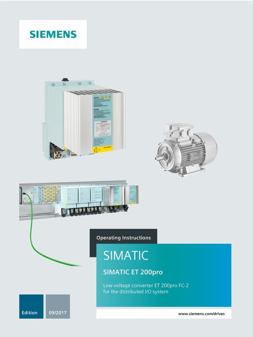 Siemens Simatic ET200pro operating instructions