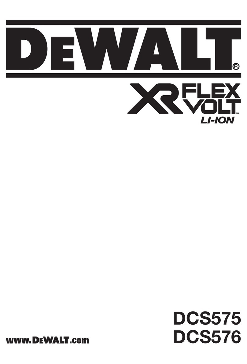 DeWalt DCS575 manual