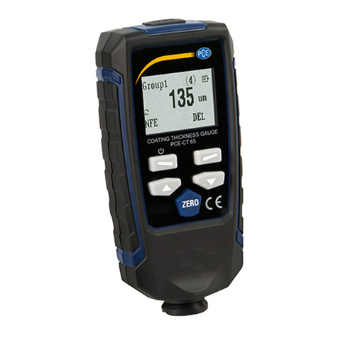 PCE Instruments PCE-CT 65 User manual