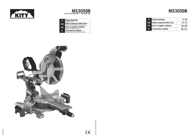 Kity MS305DB Assembly instructions