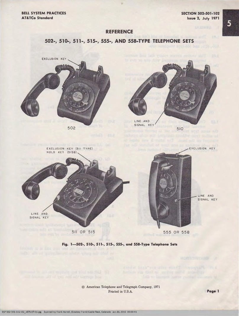 Bell System Practices AT&T 502 Service manual