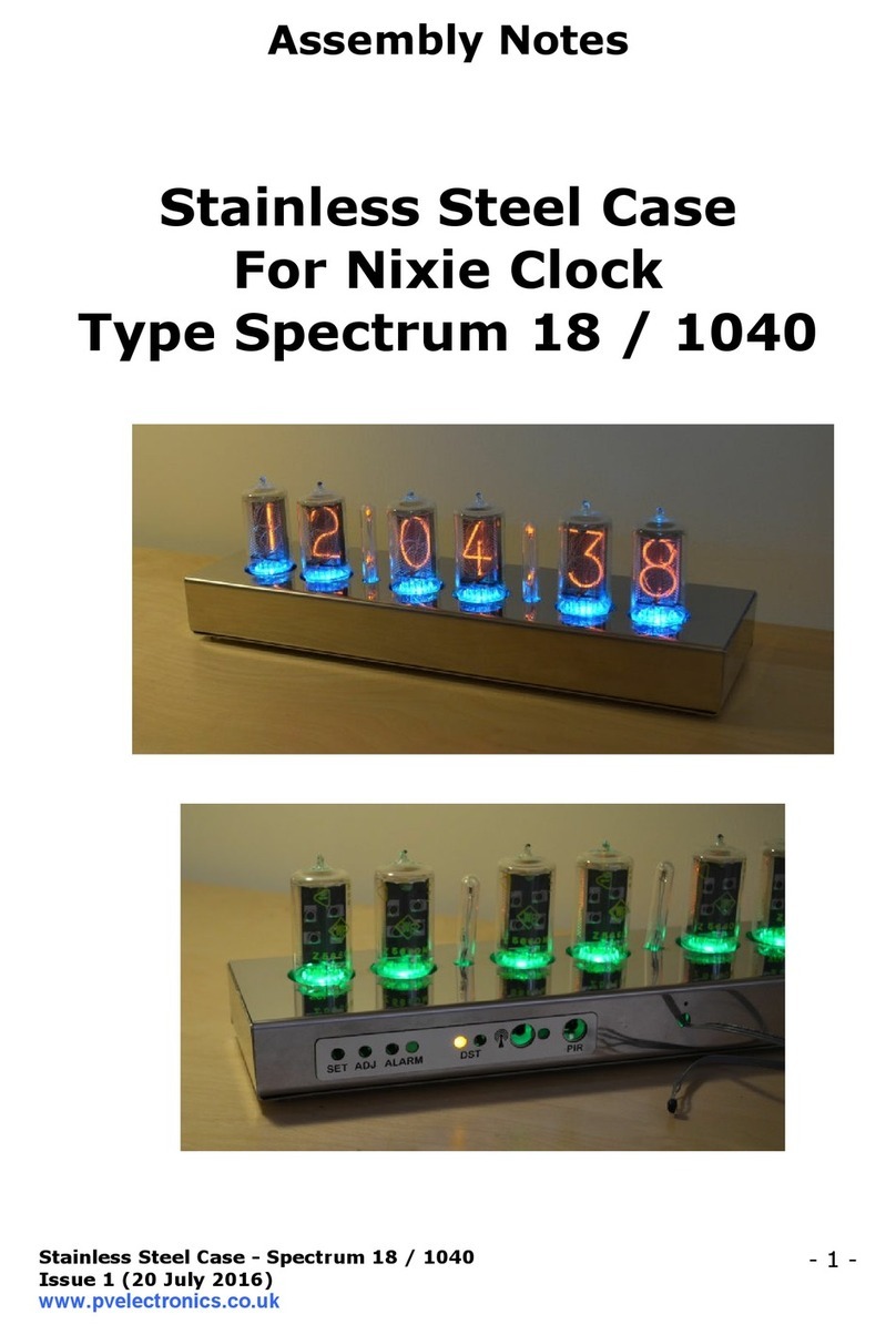 Pvelectronics Spectrum 1040 Quick start guide