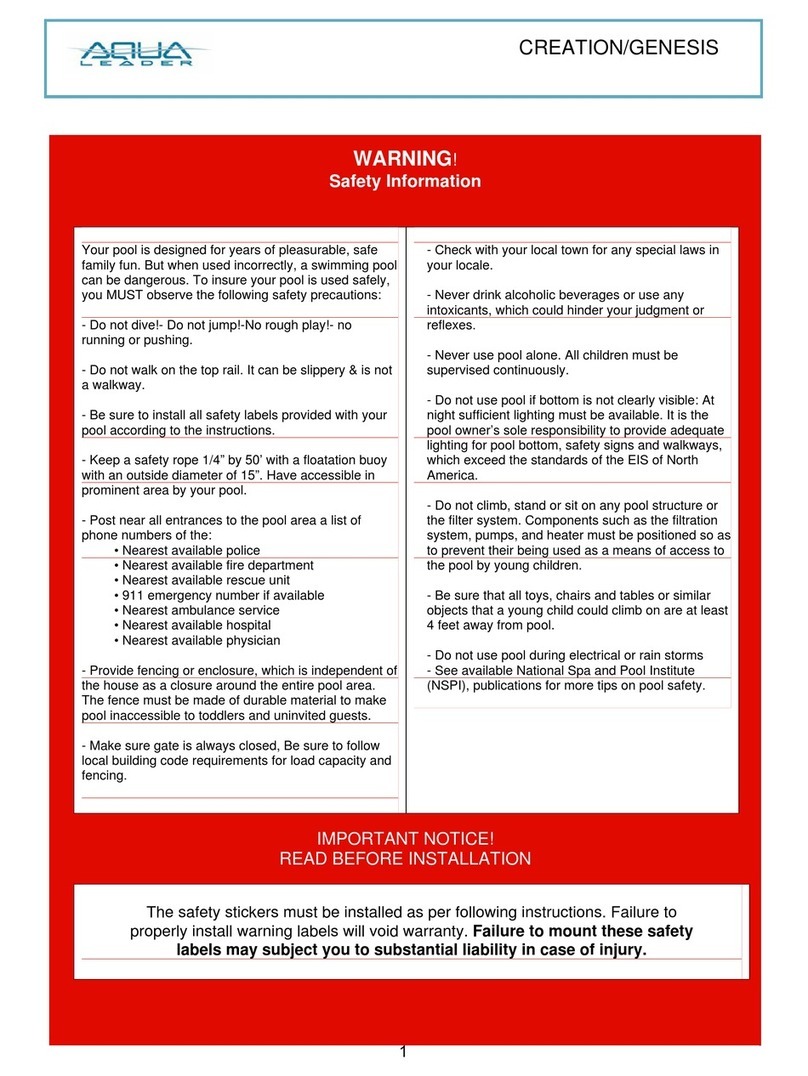 Aqua Leader CREATION manual