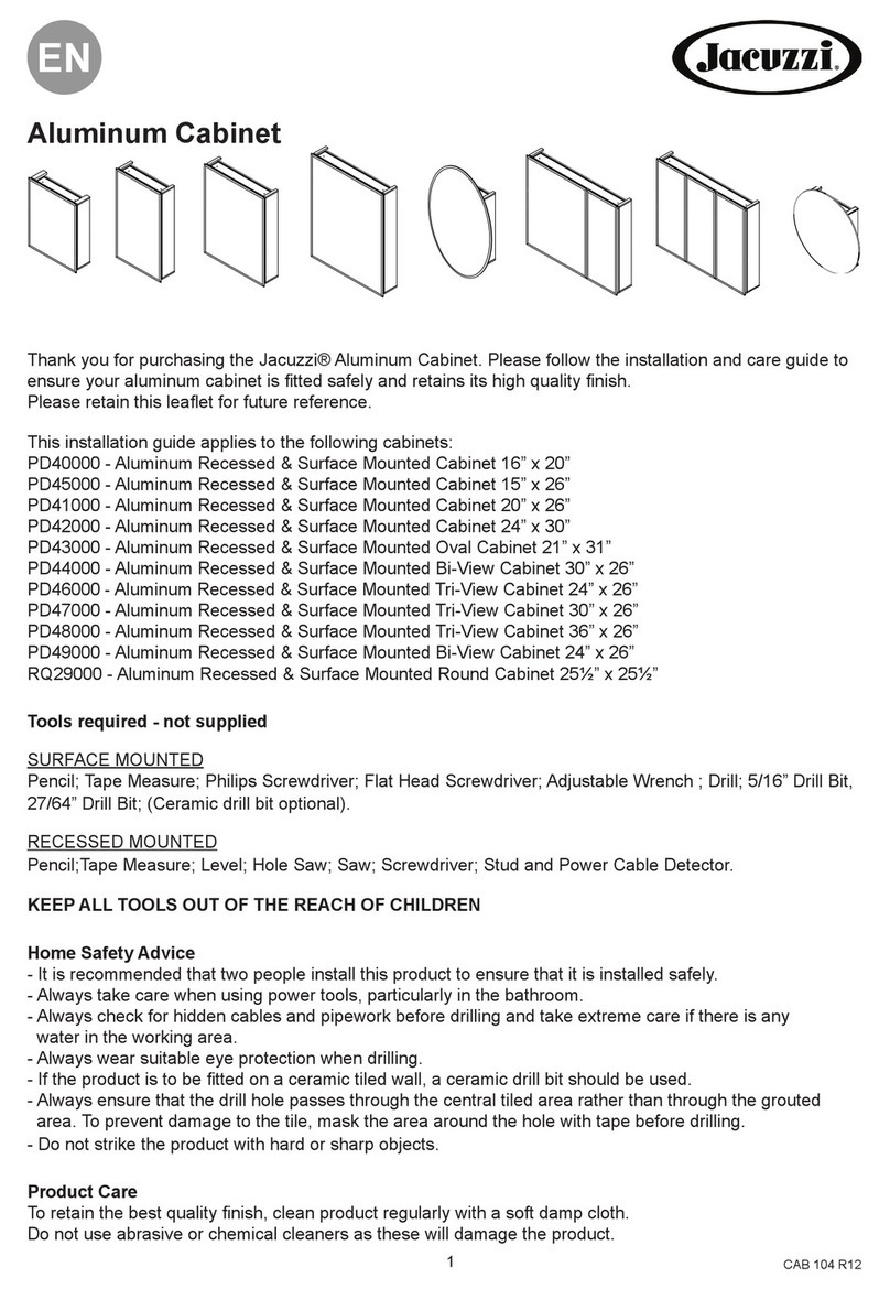 Jacuzzi PD40000 quick start guide Jacuzzi PD40000 quick start guide