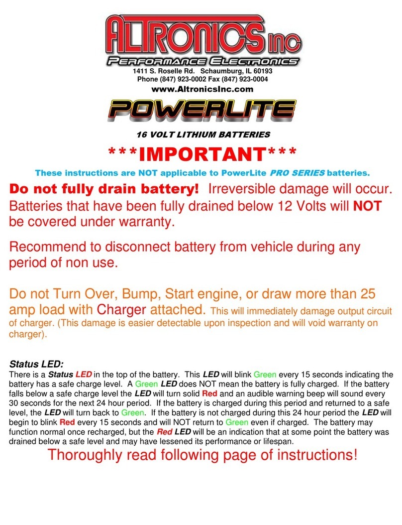 Altronics PowerLite quick start guide