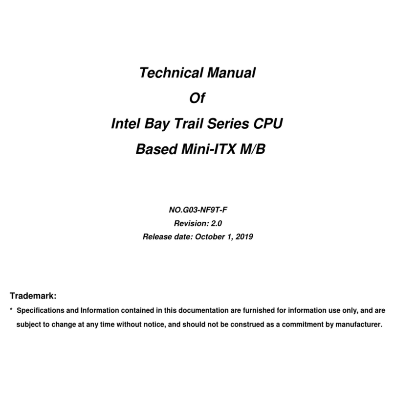 JETWAY NF9T Series User manual