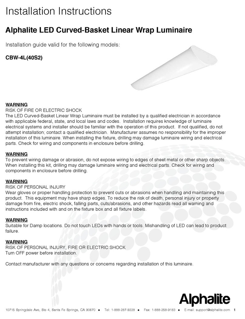 Alphalite CBW-4L User manual